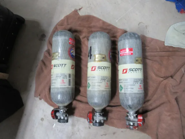11/2013 Scott 30 Minute 4500psi Carbon Fiber SCBA Cylinder Bottle Air Tank