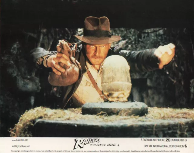 Raiders Of The Lost Ark lobby card print # 1 - Harrison Ford - 8 x 10 inches