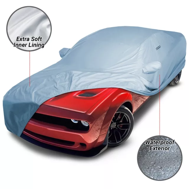 [DODGE CHALLENGER] 2008-2023 Fully Waterproof All Weather Custom Fit Car Cover