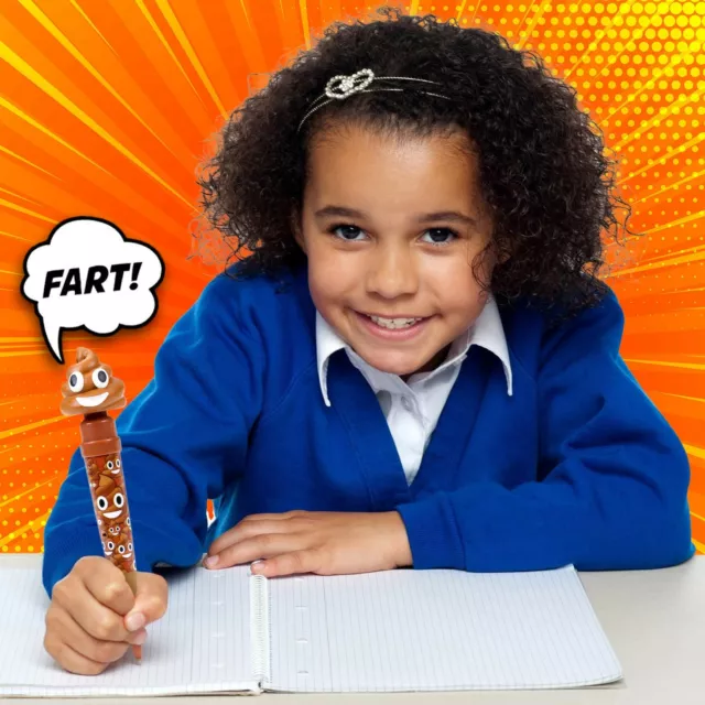 Emoji Poop Pen - Makes 5 Funny Fart Sounds - The Funniest Farting Friend You'... 3