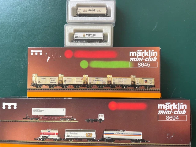 MÄRKLIN SPUR Z mini-club: Z Club 92 Museumswagen 1995, OVP, Abriss