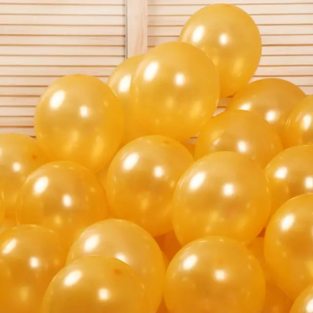 5" 10" 12" inch BALLOONS METALLIC LATEX PEARL Helium Baloons Party Birthday UK