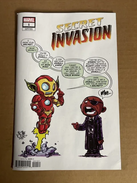 Secret Invasion #1 Skottie Young Variant First Print Marvel Comics (2022) Fury