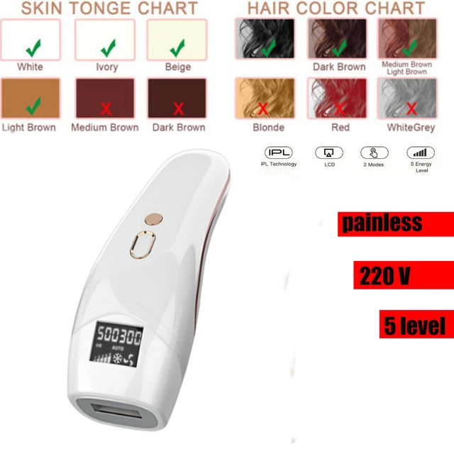 Depiladora indolora IPL 999999 Impulse Hair Remover 36 W