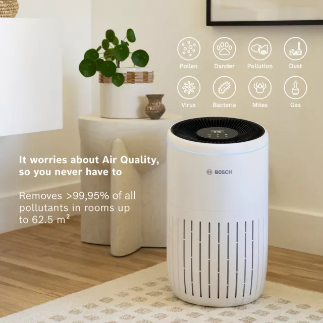 Bosch Air 4000 Air Purifier for up to 62m² with 3in1 filter, Auto & Sleep Mode 2