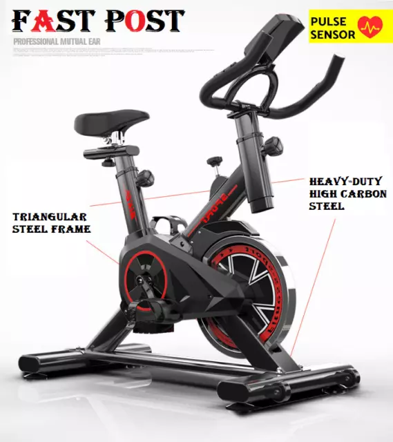 Fitness Spin Bike Exercise Home Gym Workout Flywheel Commercial Cycling Indoor