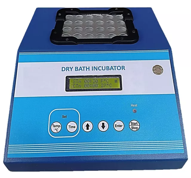 Dry Bath Incubator with LCD display Range 5to 70Degree as per Quality Standards