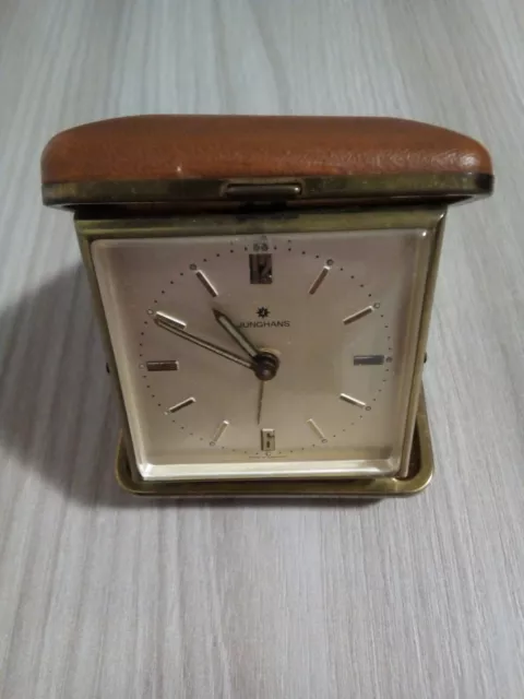 Orologio Da Viaggio Junghans Funzionante Vintage Anni 70