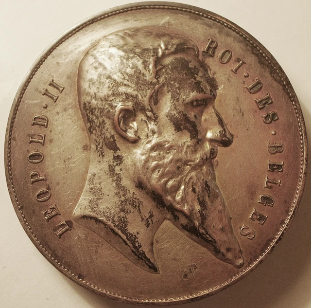 Médaille Ancienne Belgique Léopold I - Exposition Agricole 1848, Bronze Doré