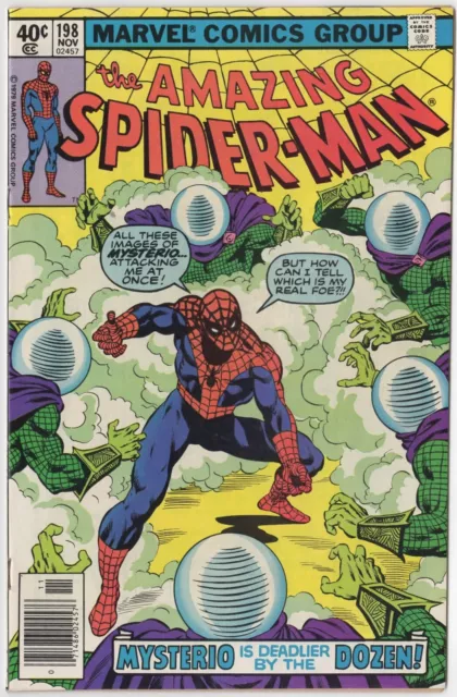 Amazing Spider-Man #198 Newsstand Edition Nm- Marvel Comics 1979 High-Res Scans