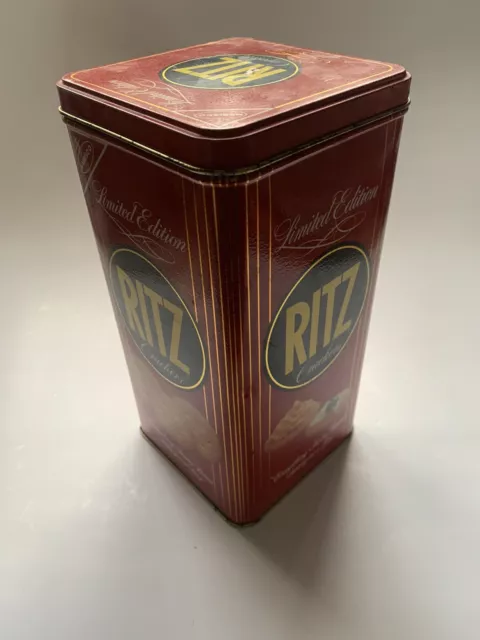 VTG 1986 16 oz Limited Edition Nabisco Ritz Crackers Tin