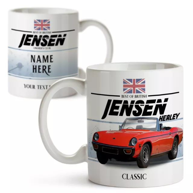 Personalised Jensen Healey Car Mug Classic Cars Cup Motor Garage Dad Gift CM26