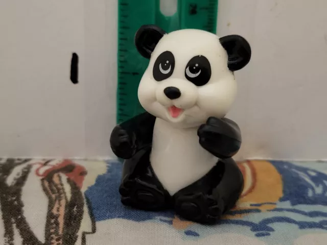 Vintage Panda Bear Figure Toy
