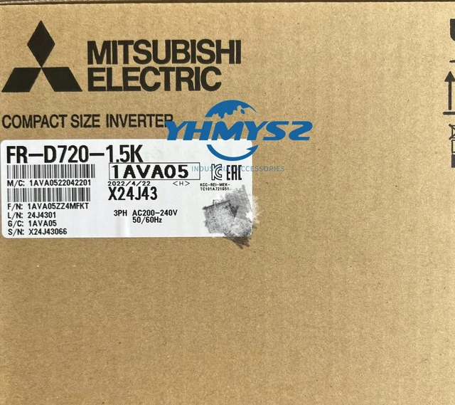 1pcs NEW IN BOX Mitsubishi Inverter FR-D720-1.5K-CHT  FRD7201.5K