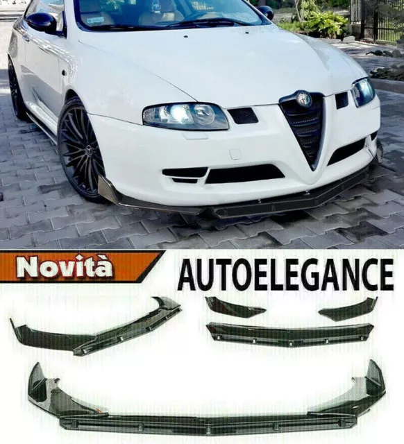 ALFA ROMEO GT FRONTSTOßSTANGE SPLITTER LOOK GLÄNZEND SCHWARZ RS - 3P -