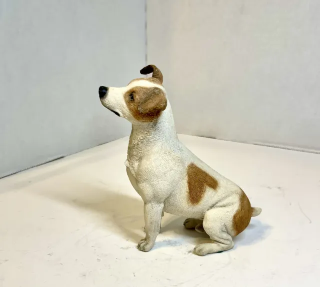 Sandicast 4.75” T Brown/White Jack Russell Terrier Sculpture...