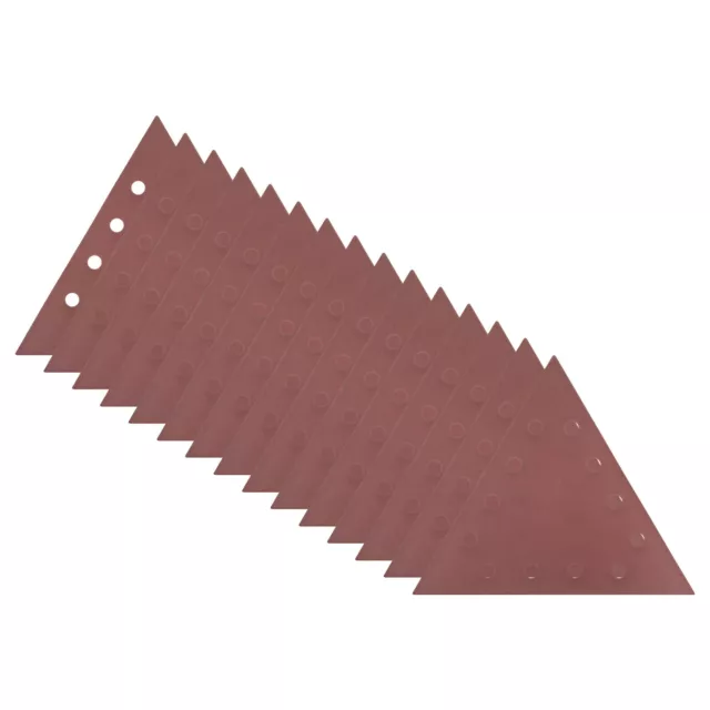 15 Piezas de Papel de Lija de 2240 Granos, Almohadilla de Lijado Triangular