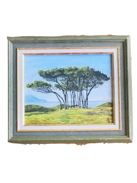 Tableau Peint à L'huile Sur Toile : "La Vie Paysanne En Haïti" Par Raymond Dorléans, 1981