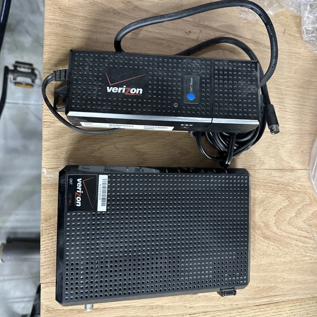 VERIZON FIOS OPTICAL Network Terminal ONT I211ML Modem & Power Supply