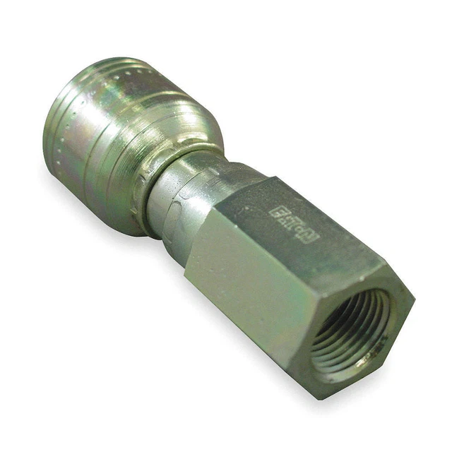 EATON AEROQUIP 1AA12PF12 Crimp Fitting,3/4" I.D.,3/4",F,NPTF