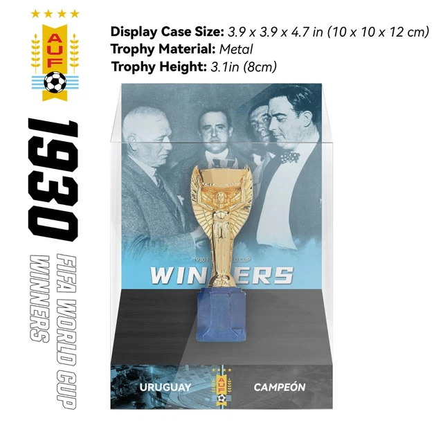 Replica Trofeo Coppa Del Mondo - Resina Alta Qualità 4 Misure (13-36 Cm) | Decorazione Sportiva Da Collezione - Foto 8