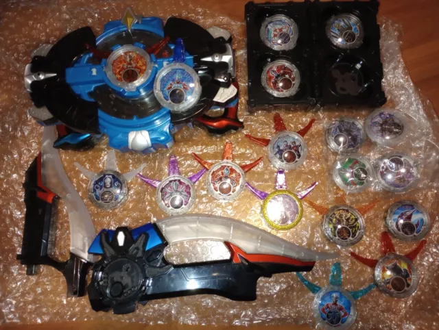 [Sale] Ultraman RB Crystal Set Gyro Slugger Riser Holder medal z Zero Orb Geed