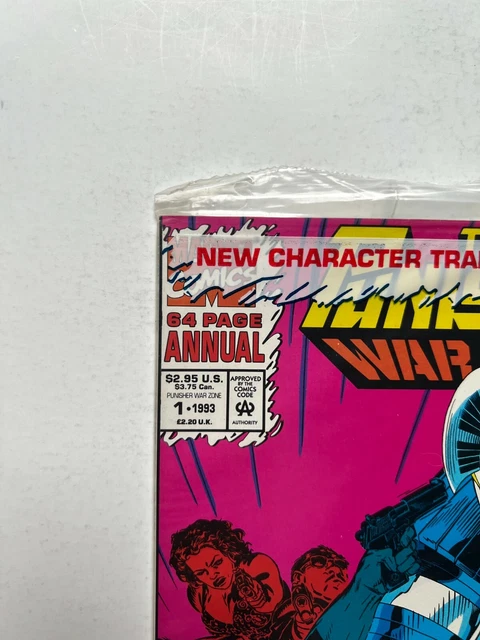 The Punisher War Zone Annual #1 - Polybagged w/Card (Marvel Comics, 1993) NM 2