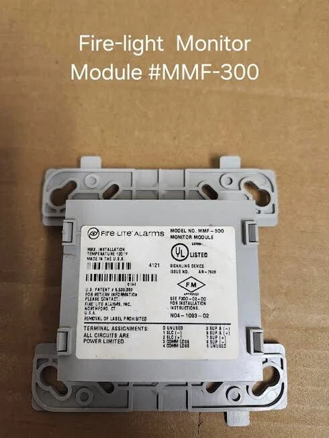 FIRE-LITE MONITOR MODULE #MMF-300 $20.00 - PicClick