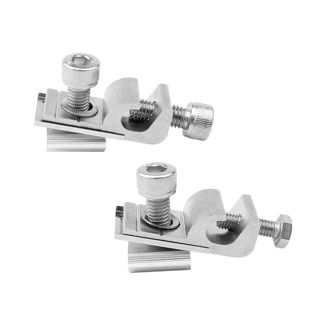 SOLAR PANEL GROUNDING Lugs Solar Earthing Ground Clip 1Piece Solar £6. ...