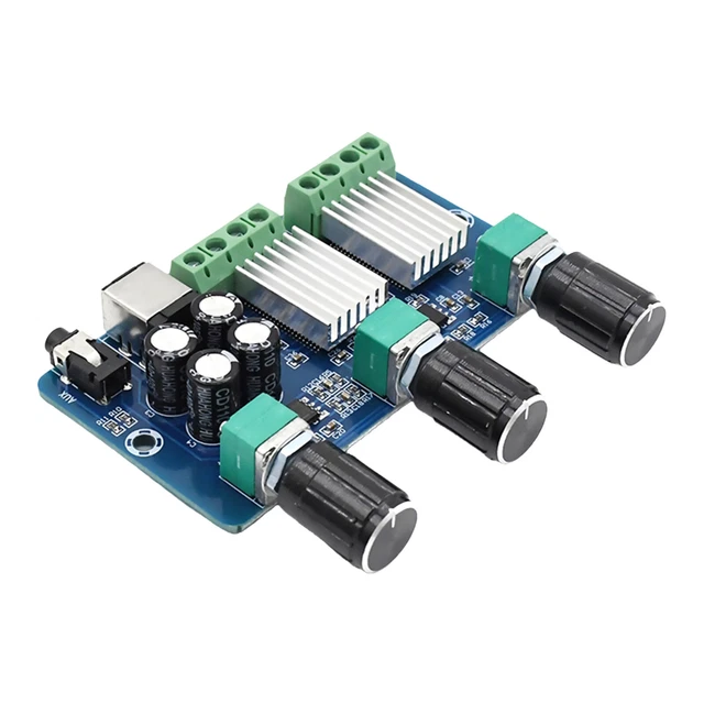 2*15W+30W Class D Audio 2.1 Channel YDA138 DIY Digital Amplifier Board  Module M