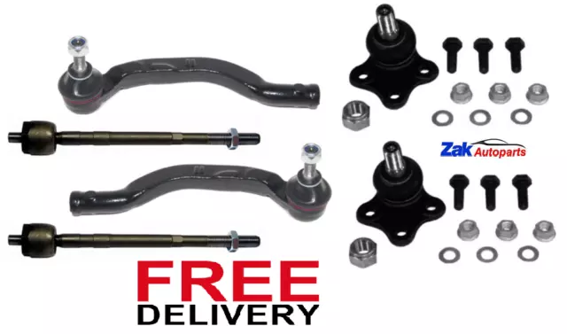 For Vauxhall Vivaro Trafic Track Rod, Inner Rack End & Ball Joints Set *New*