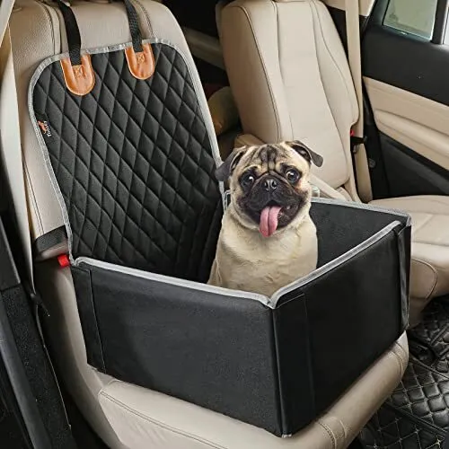 Siège d'auto pour chien extra stable - Siège d'auto pour chien de haute  qualité pour chiens de petite à moyenne taille - Siège d'auto pour chien  étanche pour siège arrière et avant