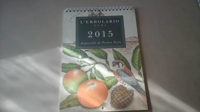 Calendario Erbolario L' Erbolario  Anno 2015  Acquerelli di Franco Testa Nuovo