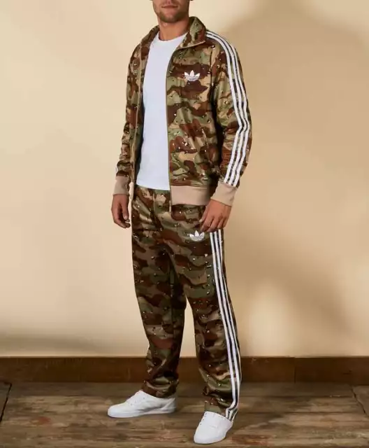 ADIDAS ORIGINALS CAMOUFLAGE Camo Track PANTS and JACKET Suit Army
