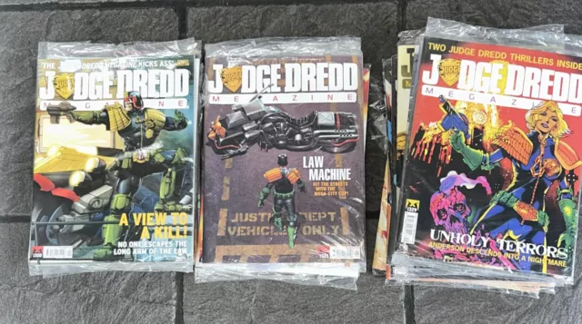 Judge Dredd Megazine X20 #320-339 Complete Run Joblot Sealed Inc Supplements