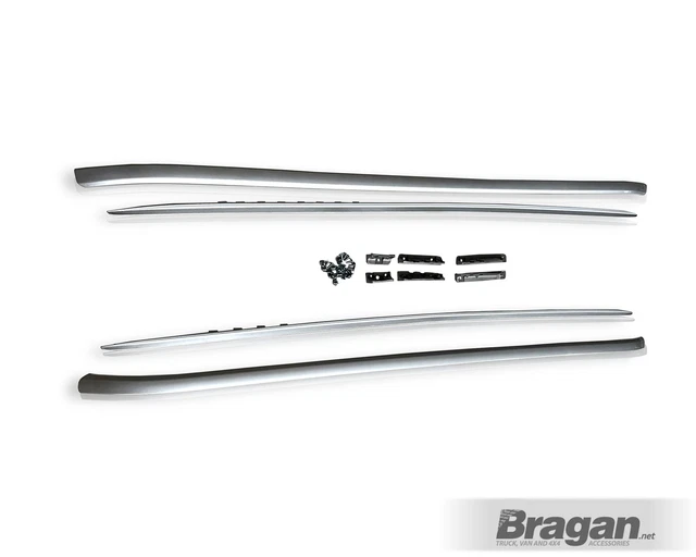 Barres De Toit Aluminium Blanc Pour Land Rover Discovery III (2005-2009) - Longueur 118 Cm - Charge 75 Kg