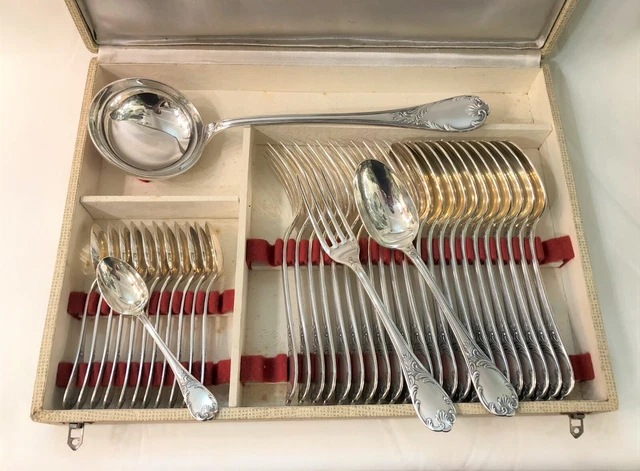 NEUVE ménagère de 37 couverts CHRISTOFLE modèle MARLY métal argenté Table