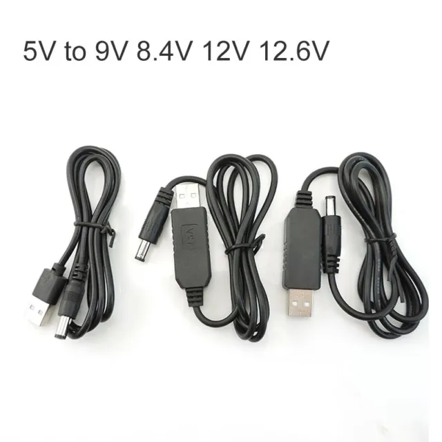 USB DC 5V to USB 9V 8.4V 12V 12.6V Step UP Module Power Boost Line supply cable