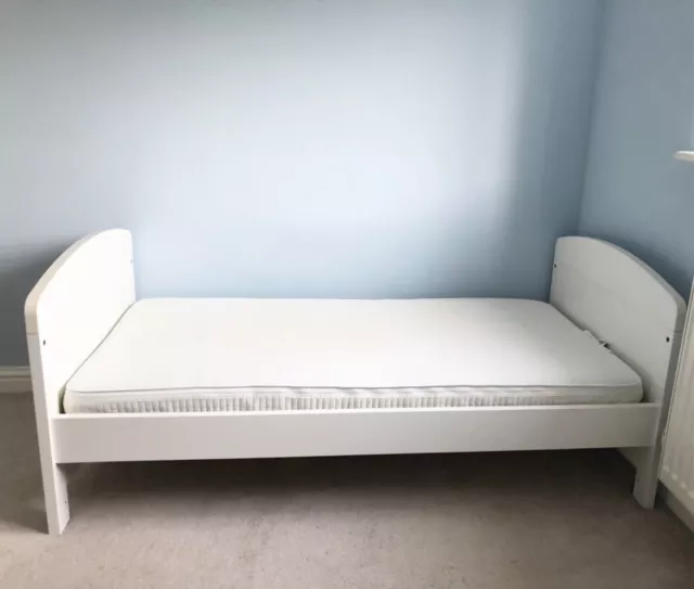 MOTHERCARE BAYSWATER COT Bed With Mattress Good Condition Used