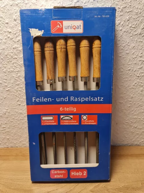 uniQat Feilen- und Raspelsatz 6-tlg.