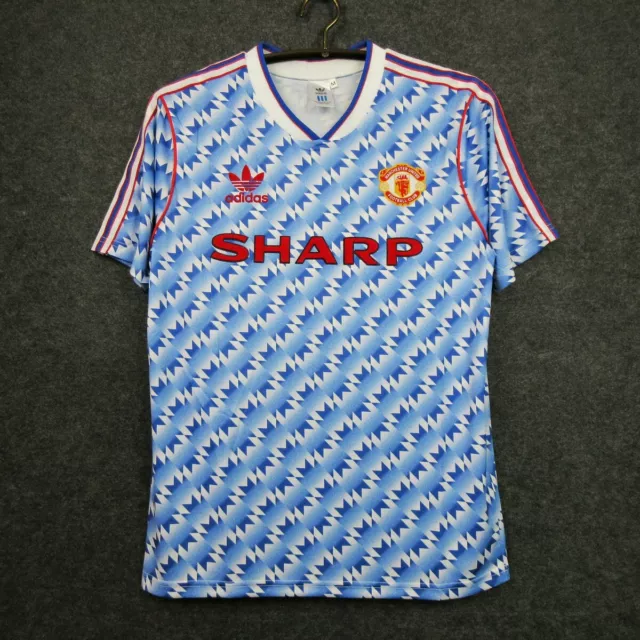 Maillot de football extérieur Manchester United 90-92 Giggs Ferguson McClair