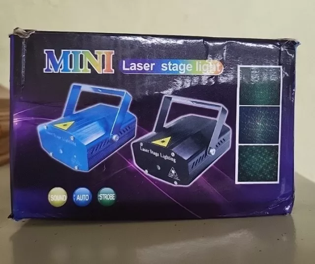 Mini Laser Stage Light - 1000+ Laser Beam Effects