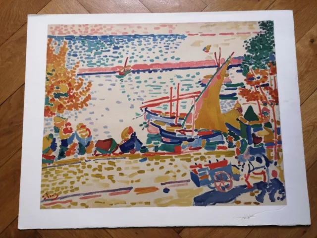 LITHOGRAPHIE - ANDRÉ DERAIN - FAUVISME - 50x65cm - PAPIER ARCHES ÉD.MOURLOT
