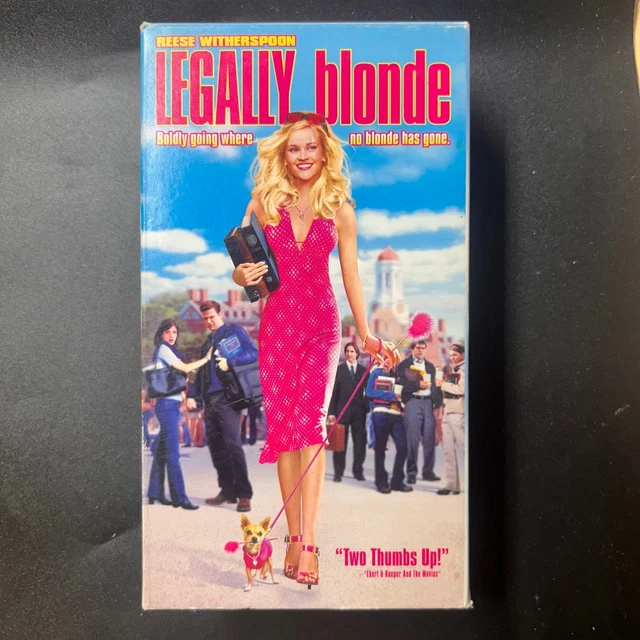 LEGALLY BLONDE VHS 2001 Reese Witherspoon MGM Home Entertainment Movie ...