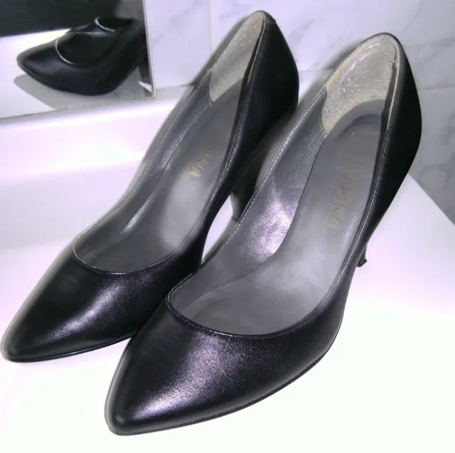 Chaussures Escarpins San Marina noir pointure 37 chaussures femme tbe.