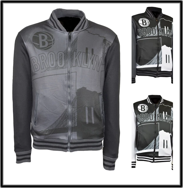 Felpa Uomo Con Zip Giacca tuta Cotone Invernale Pile Slim Fit Sportiva College