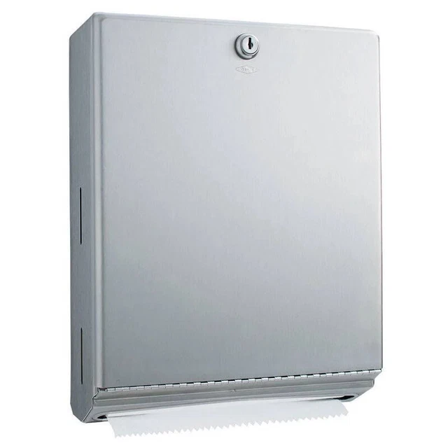 Bobrick Locking Stainless Steel Paper Towel Dispenser B-262 (Surface Mount)