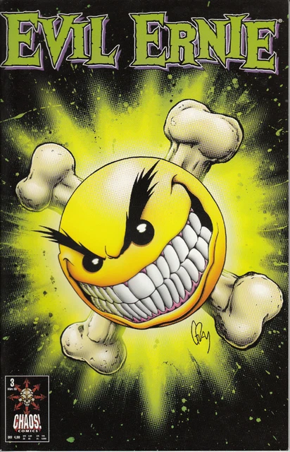 EVIL ERNIE:YOUTH GONE WILD deutsch 1.Miniserie  #1,1 Variant, 2+3 komplett CHAOS