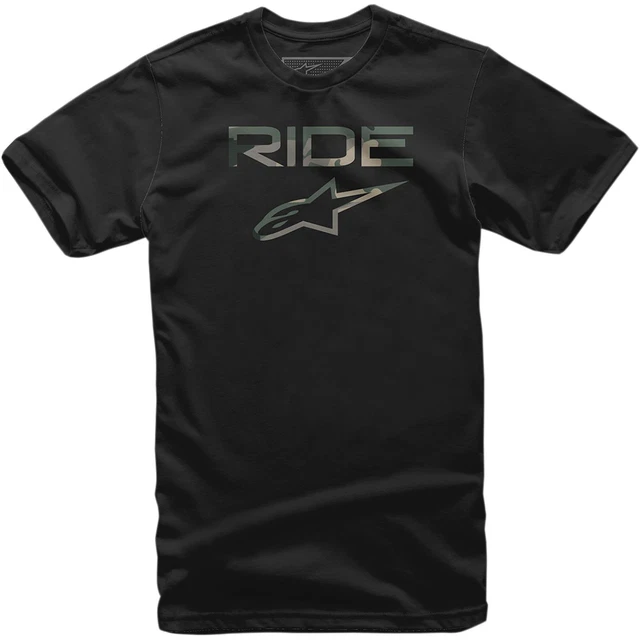 Alpinestars Ride 2.0 Camo Tee Black Medium 1119-72006-10-M