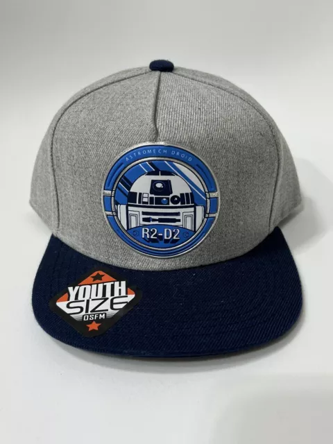 R2D2 StarWars Baseball Cap Adjustable Hat Snap Back Youth NEW